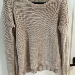 Guess by Marciano Taupe Crew Neck Sweater